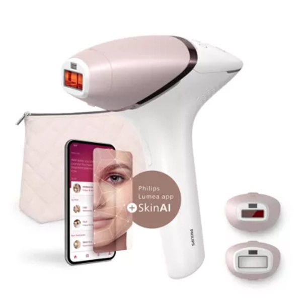 Épilateur à lumière pulsée avec SenseIQ
