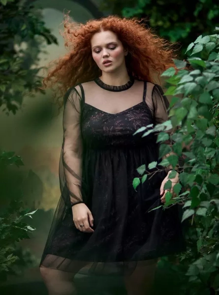 Nightfall Bubble Sleeve Mini Dress