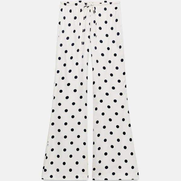 Woman Zara Satin Drawstring Pants