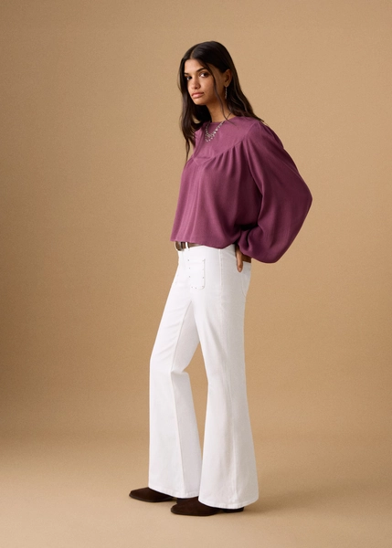 ⭐️Jeans flare tachuelas - Teen | MANGO España (Península y Baleares)⭐️