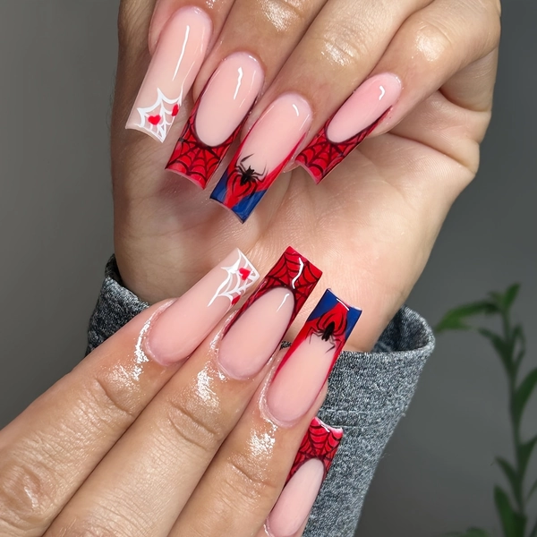 Calcomanías para uñas estilo occidental populares para Halloween y Navidad, perfectas para mujeres y para usar en citas y fiestas
