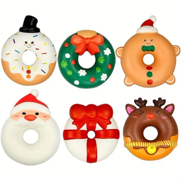 Squishies, Taba Big Donut Christmas Party Favors, Donut Taba squishies, Food squishies donut toy, Donut squishies food