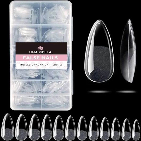 UNA GELLA Almond Fake Nails