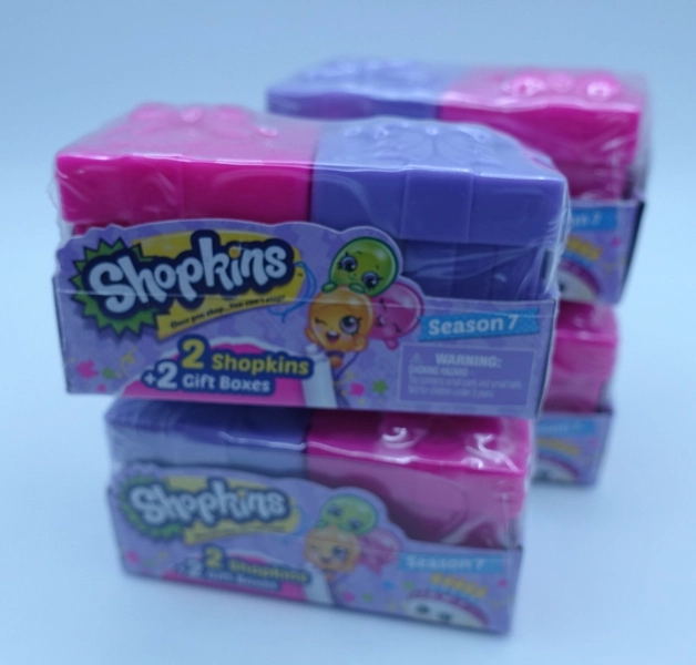 Shopkins Season 7 Sealed Gift Box Lot of 4 Packs Moose Toys BNIP Collectors Set