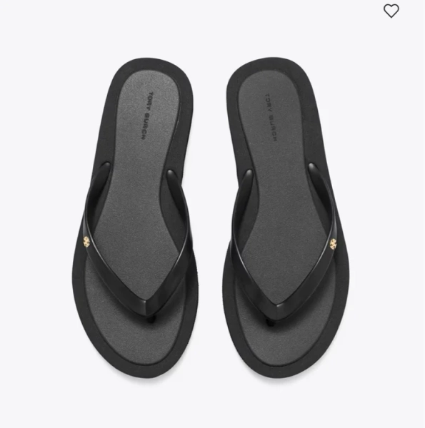 Kira Padded Flip-Flop in beige, size 7.5