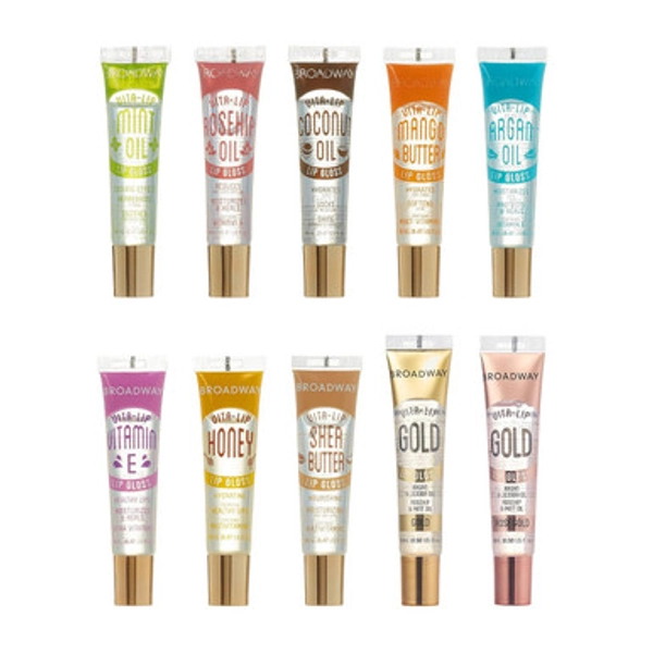 Ruby Kisses Broadway Vita-Lip Moisturizing & Super Shiny Clear Lip Gloss