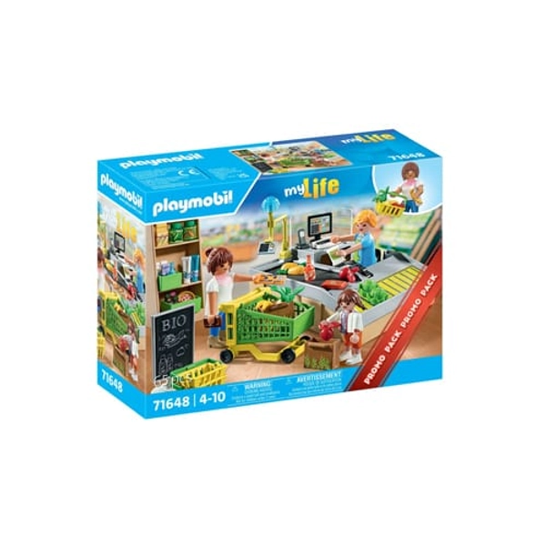 PLAYMOBIL 71648 My Life: Organic Supermarket Promo Pack