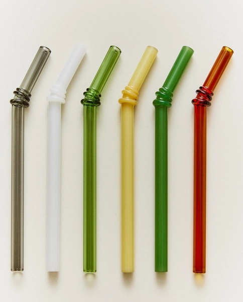 LOT PAILLES VERRE COULEURS (LOT DE 6)