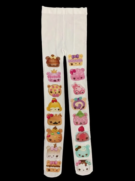 Y2K Stocks Aesthetic Letter Pattern Tights Women Punk Socks Woman Thin Transparent Medias JK Internet Celebrity Women Lingerie - AliExpress 200574005
