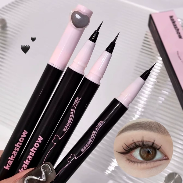 0.05mm Eyeliner Liquid Pen Matte Smooth Quick Dry Waterproof Ultra-thin Eyeliner Lower Eyelash Pen Non Smudging Korean Makeup - AliExpress 66