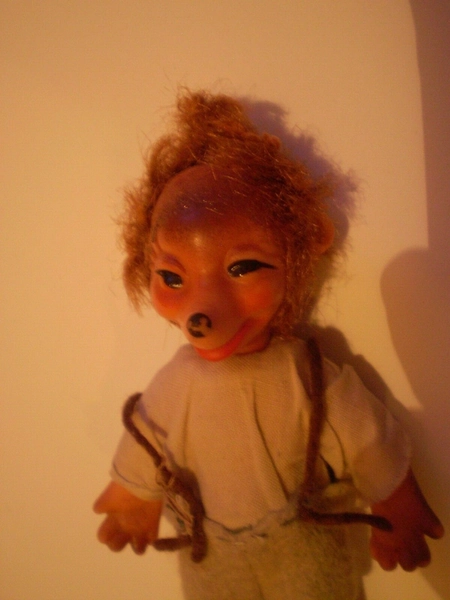 Vintage Hedgehog-Rubbe<wbr/>r Doll  Boy