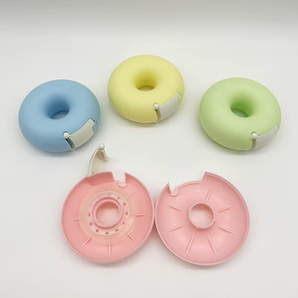 Donut Love Tape Holder Creative Cartoon Stationery Portable Cute Donut Invisible Cutter Tape Dispenser - AliExpress 21