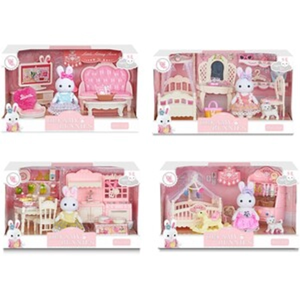 Dreamy Bunnies Home Life Playset