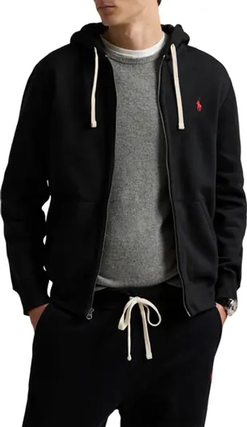 Polo Ralph Lauren | Cotton Zip Black Hoodie