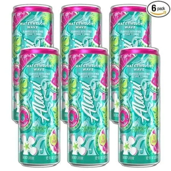 Alani Watermelon Wave Zero Suger Energy Drinks