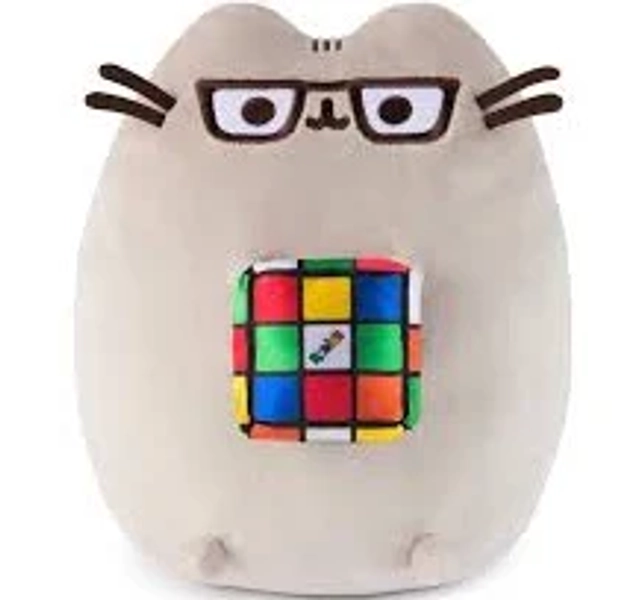 GUND Pusheen with Rubik's Cube Plush