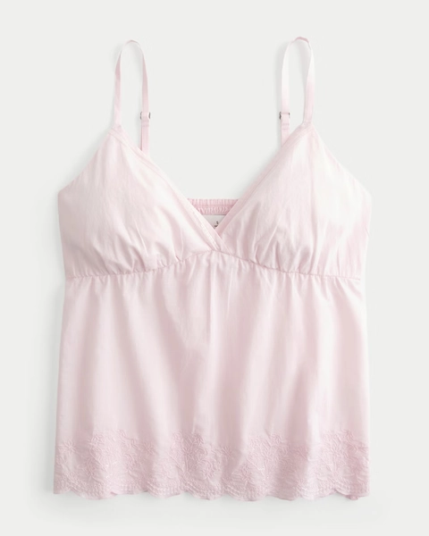 Embroidered Sequin Tank