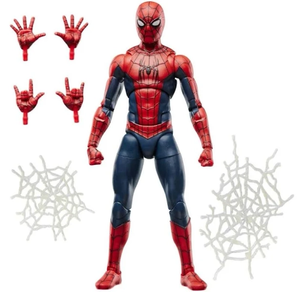 Marvel Legends Series Spider-Man Spider-Man Brand New Day Collectible 15-cm Action Figure Set