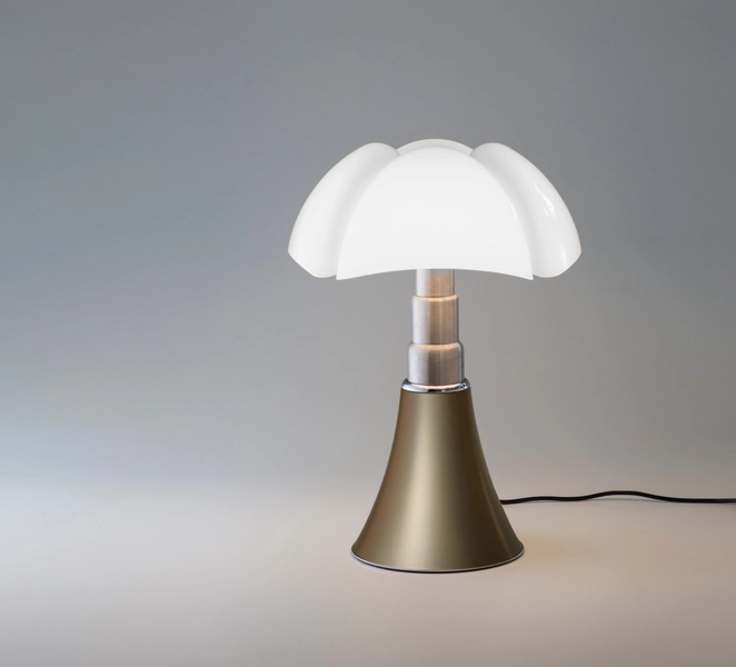Lampe Pipistrello medium h.50 cm sable doré, H.50 cm LED