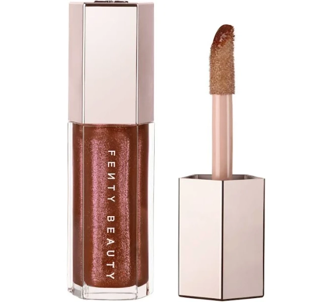 Fenty Beauty Gloss Bomb Universal Lip Luminizer - Hot Chocolit, Shimmering Rich Brown, 9 ml, By Rihanna