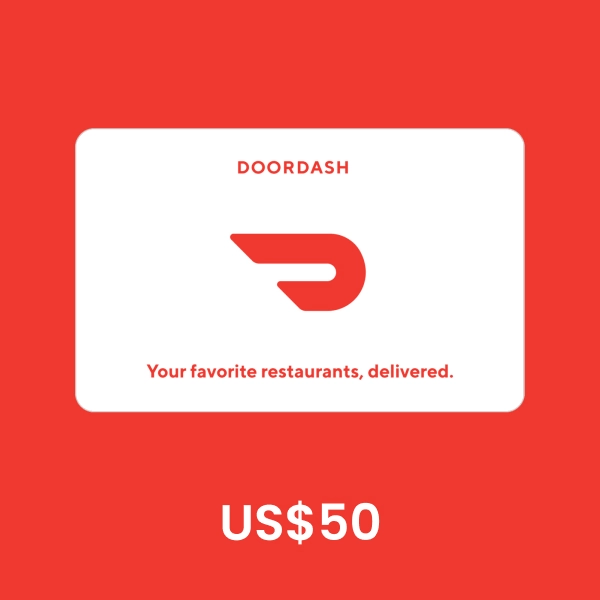 DoorDash US$50 Gift Card