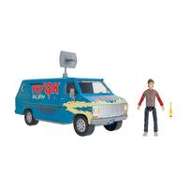 Jazwares Stranger Things Steve Harrington WSQK Van Playset 4-in Action Figure