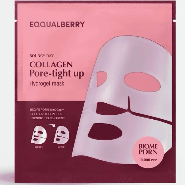EQQUALBERRY Collagen Pore-Tight Up Hydrogel Mask