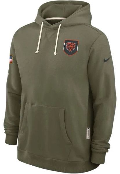 Nike Men's Chicago Bears 2025 Salute To Service Dri-FIT Hoodie