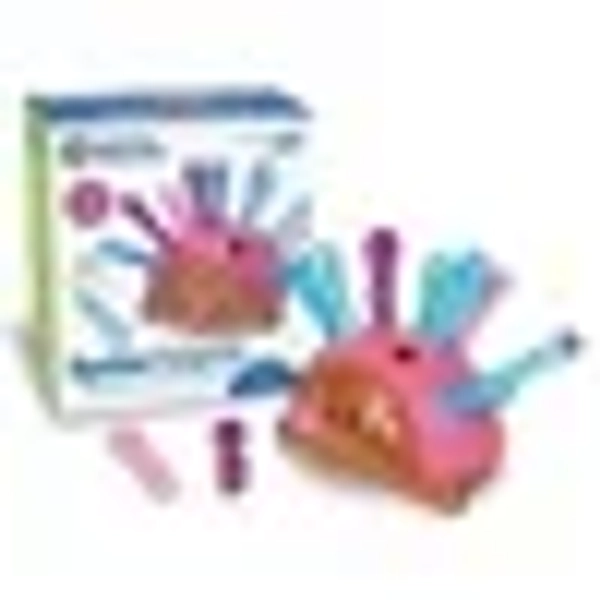 Learning Resources Spike The Fine Motor Hedgehog Pink Fine Motor and Sensory Toy Montessori Ages 18 Months+