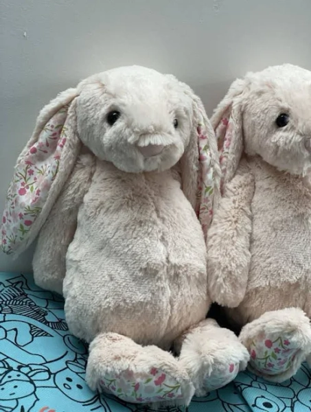Jellycat Authentic Medium Blossom Blush Bunny ' Cherry' Plush Toy