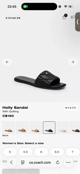 Holly Sandal In Crystal Signature Jacquard