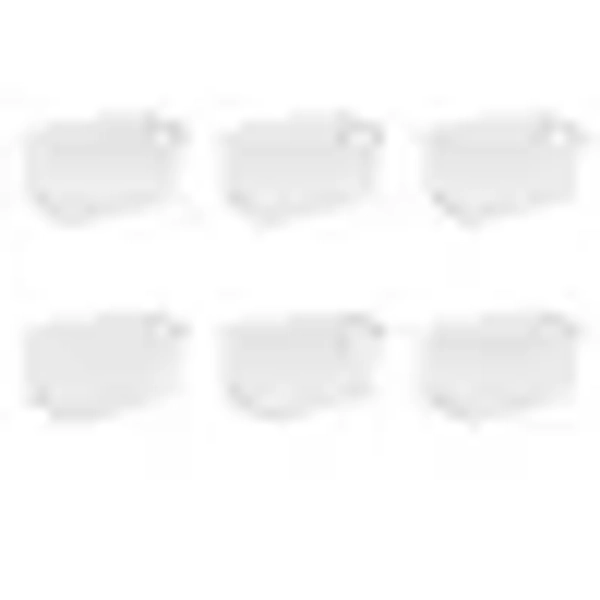 Mainstays Medium Bin, Open Plastic Storage Containers, Versatile Stylish Organizers with Handles, White, 6 Pack