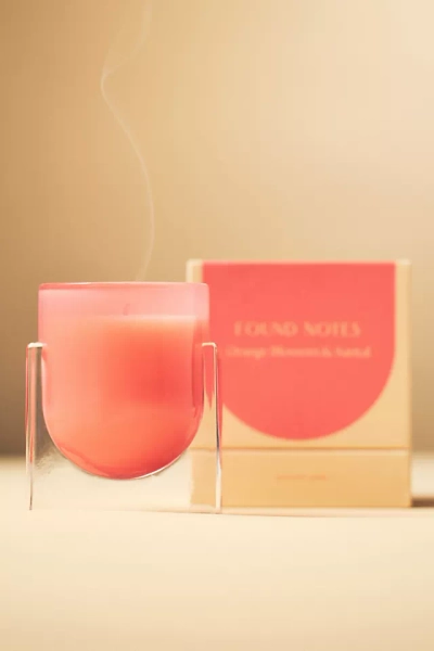 Found Notes Floral Orange Blossom & Santal Glass Candle