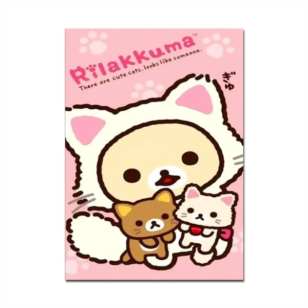 Japan rulakuma cat wall poster 