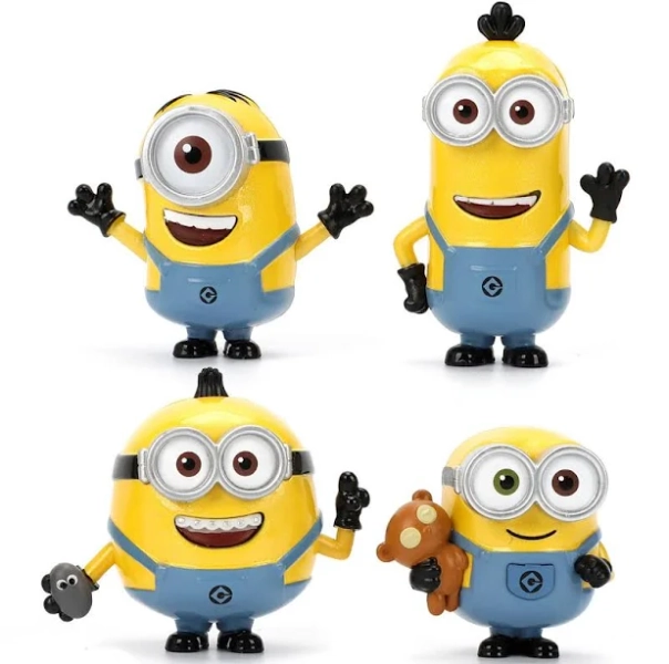 Minions 2.5 Inch Metalfigs 4-Pack