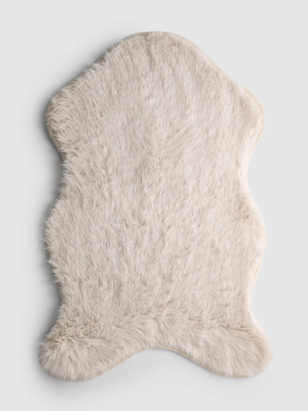 Faux Fur Shaped Rug