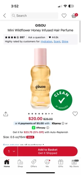 Wild flower perfume hair oil 