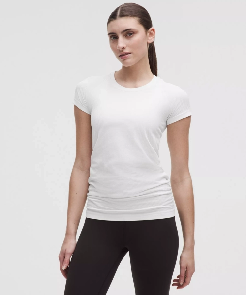 Swiftly Tech Short-Sleeve Shirt 2.0 *Waist Length - White/White - 10