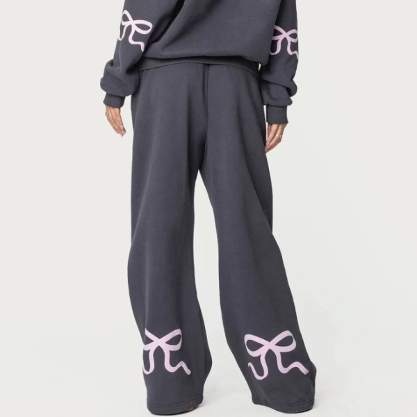 Edikted Women's Bonney Bow Sweatpants