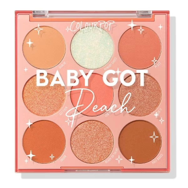 ColourPop 9-Pan Eyeshadow Palette - Baby Got Peach - 0.3oz