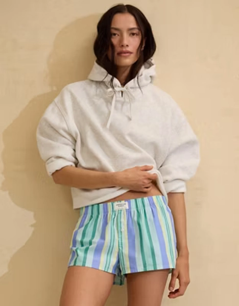AE Everyday Luxe Cut-Off Hoodie