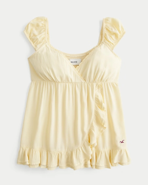 Easy Wrap Icon Babydoll Top