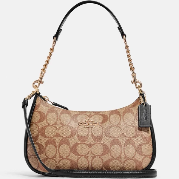 Coach Women's Teri Shoulder Bag in Signature Canvas
