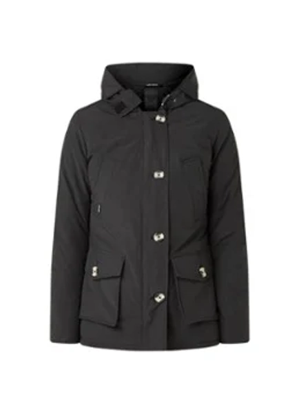 Airforce Gewatteerde jas met capuchon - Zwart - XS