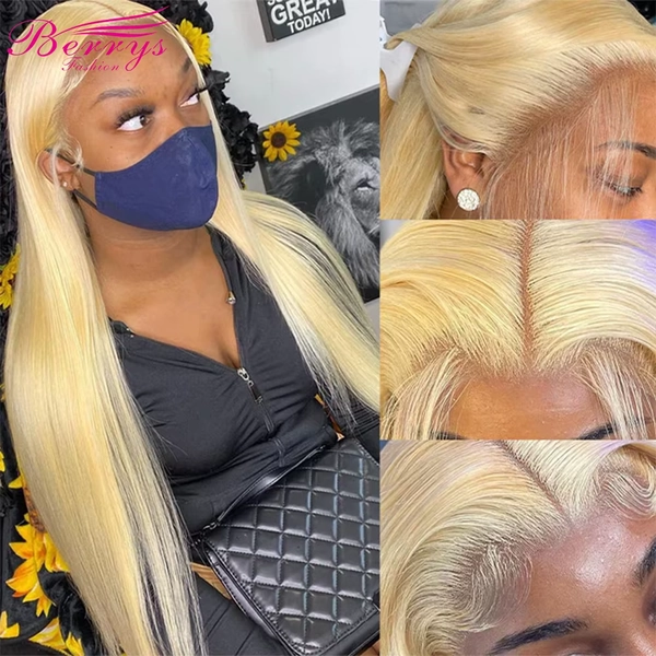 613 Straight 32Inch 13x6 HD 200 Density Human Hair Wig Brazilian Blonde Lace Front Wig Human Hair For Women 4x4 Lace Closure Wig - AliExpress 200165144