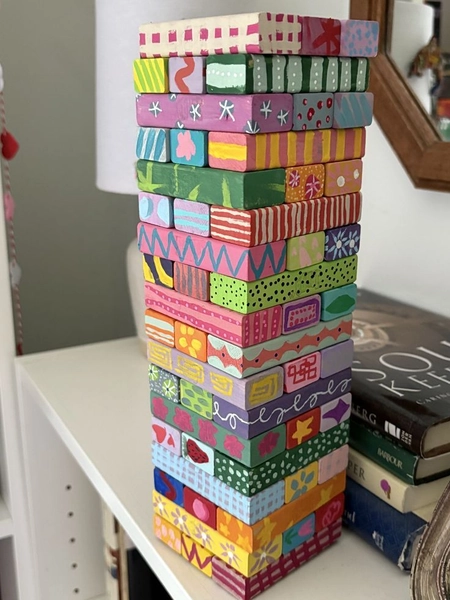 Jenga blocks