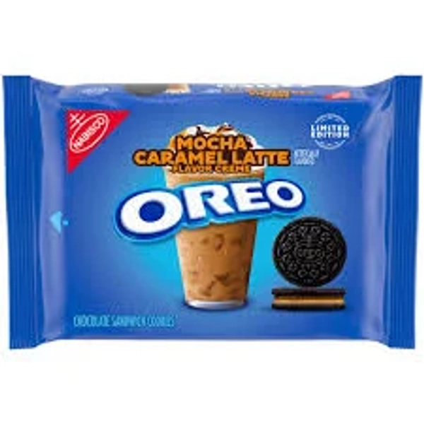 Oreo Mocha Caramel Latte Sandwich Cookies