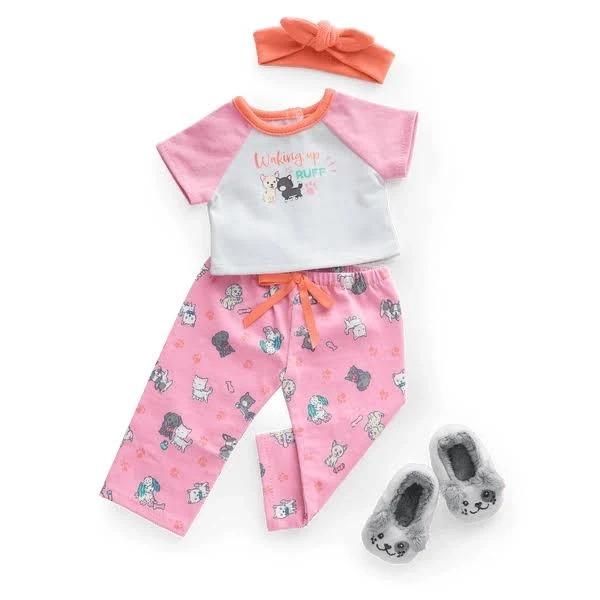 Waking Up Is Ruff Pjs for 18-inch Dolls