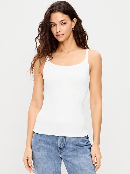 Rib-Knit Cami Tank Top