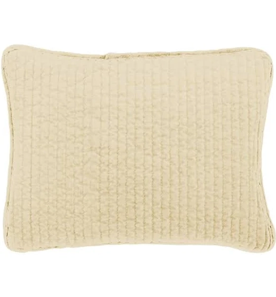 HiEnd Accents Stonewashed Cotton Velvet Boudoir Pillow